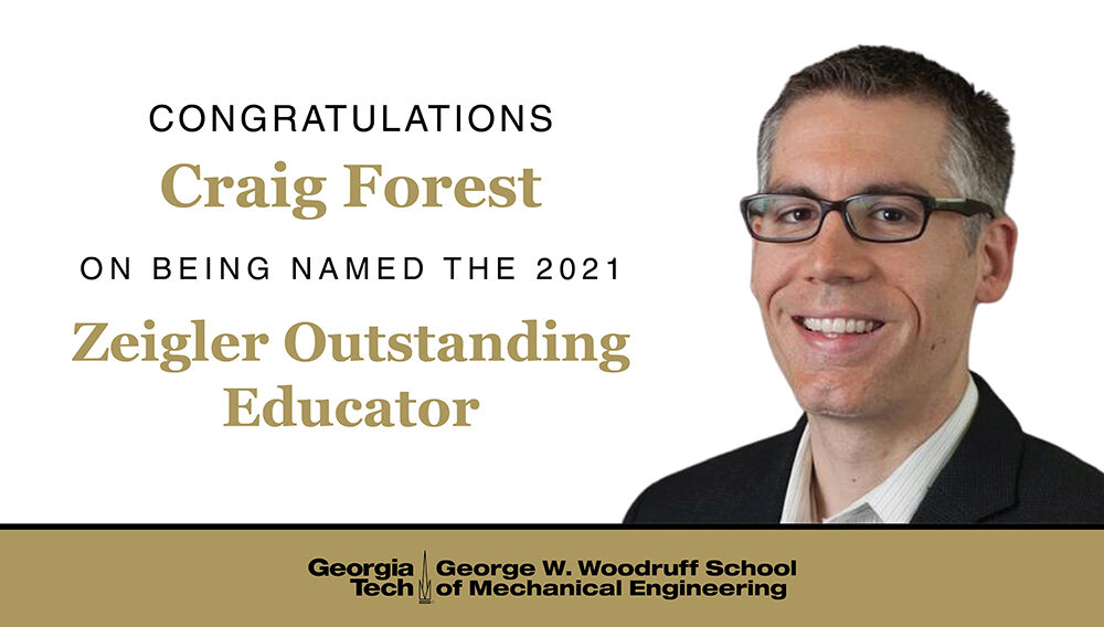 Forest Named Zeigler Outstanding Educator