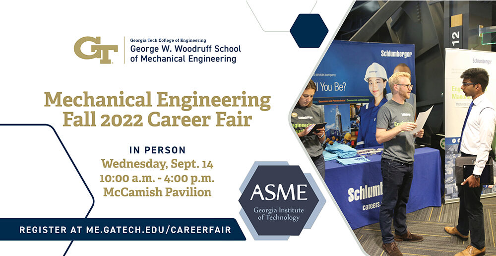 Fall 2022 Mechanical Engineering Career Fair (In-Person)