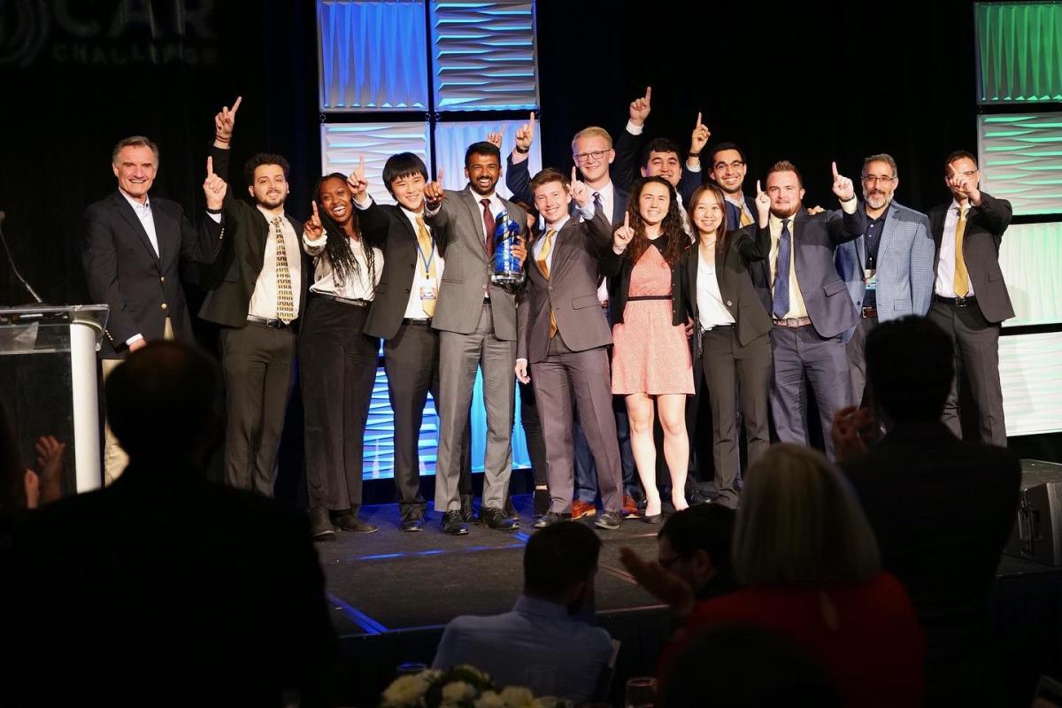 This is the first time Georgia Tech has won an Advanced Vehicle Technology Competition.
