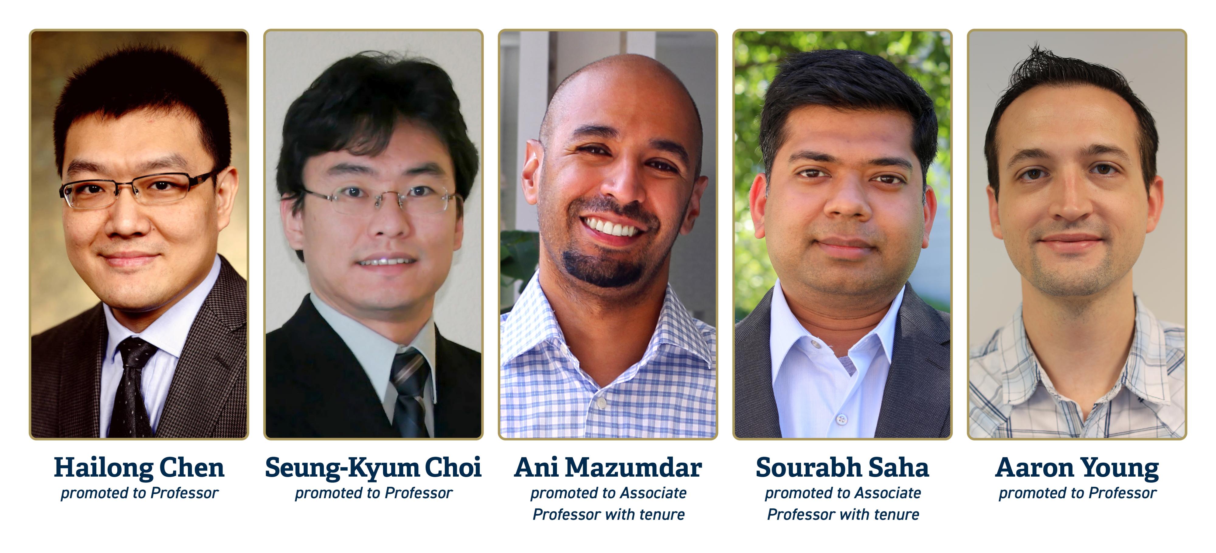 5 Woodruff School Faculty Members Recognized with Promotions