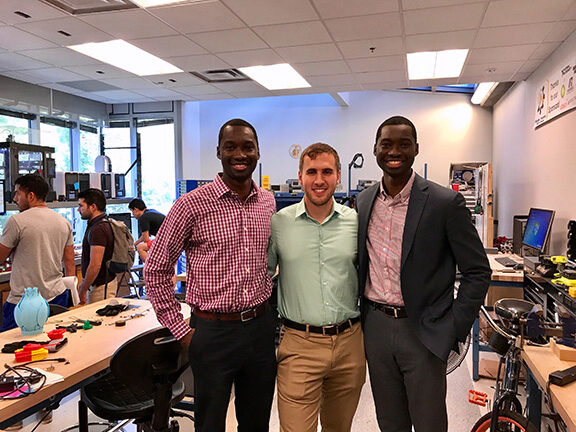 Inventaprint Team - Georgia Tech Tour (L-R Richard Mokuolu_Chris Maltzan_Roland Mokuolu) Inventaprint Team - Georgia Tech Tour (L-R Richard Mokuolu_Chris Maltzan_Roland Mokuolu)