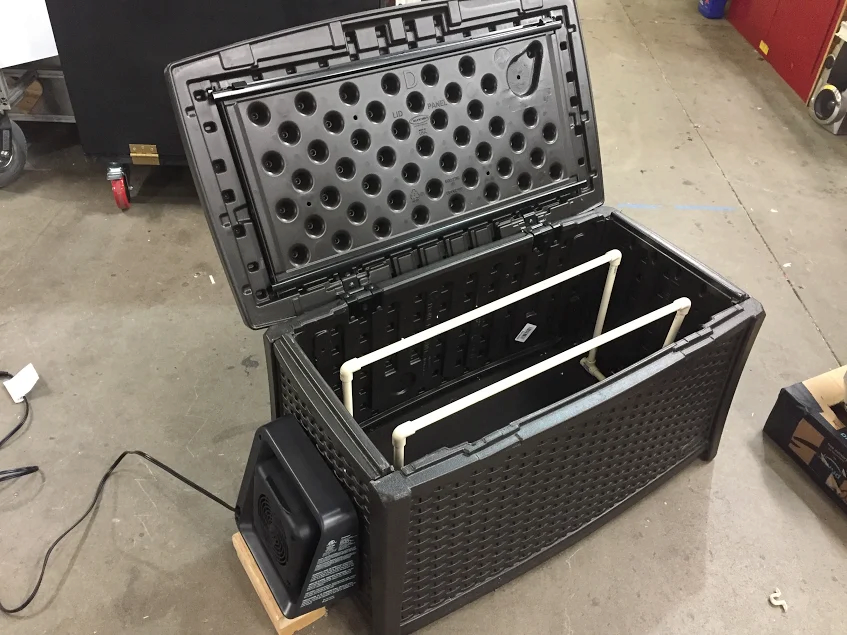 Kambas towel warmer prototype Kambas towel warmer prototype