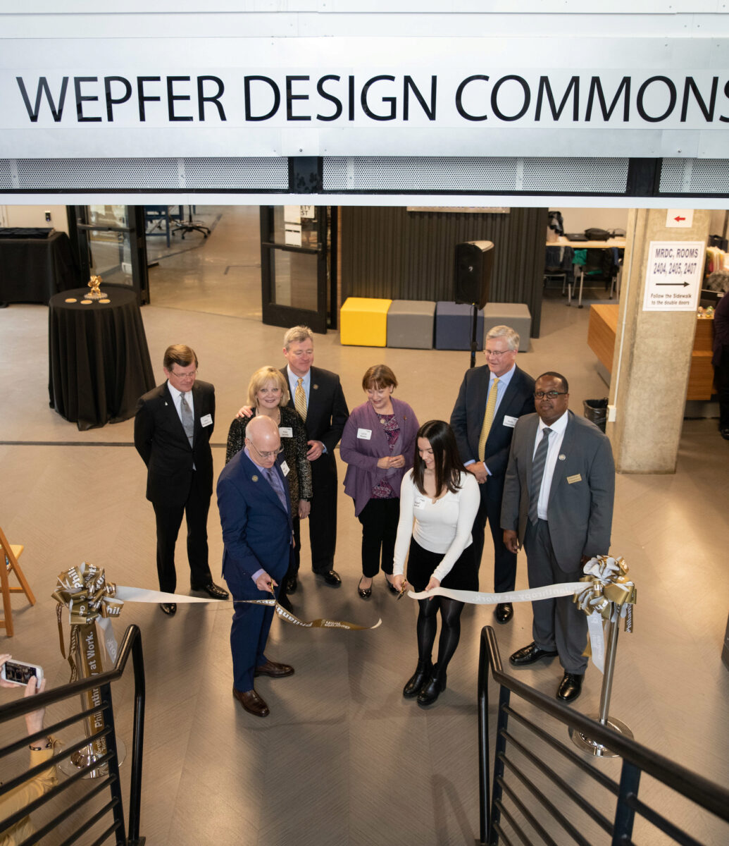 Wepfer Design Commons Dedication- Ribbon Cutting