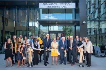 Ribbon-Cutting Opens Bud and Val Peterson Residence Hall