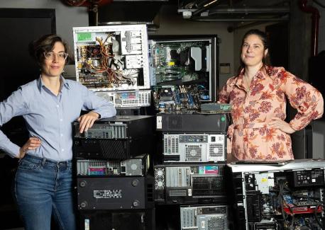 Antonia Antoniou and Vanessa Smet are working to advance electronics performance and sustainability.