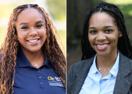 Jamya Amosun and Kierra Payne