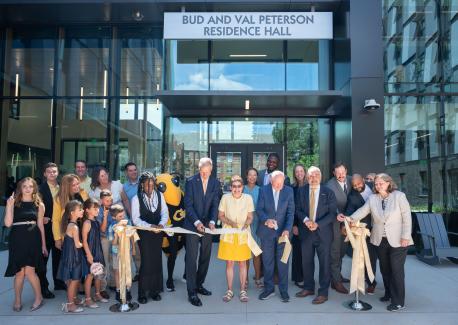 Ribbon-Cutting Opens Bud and Val Peterson Residence Hall